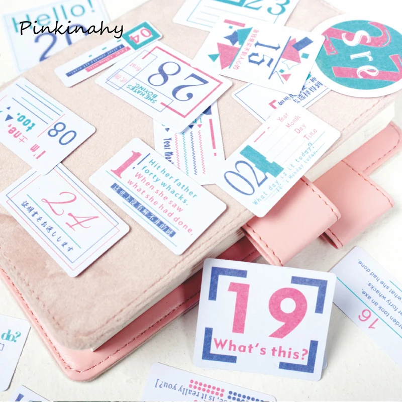 Месяц жизни мини бумажная наклейка украшение DIY Дневник Печать для скрапбукинга