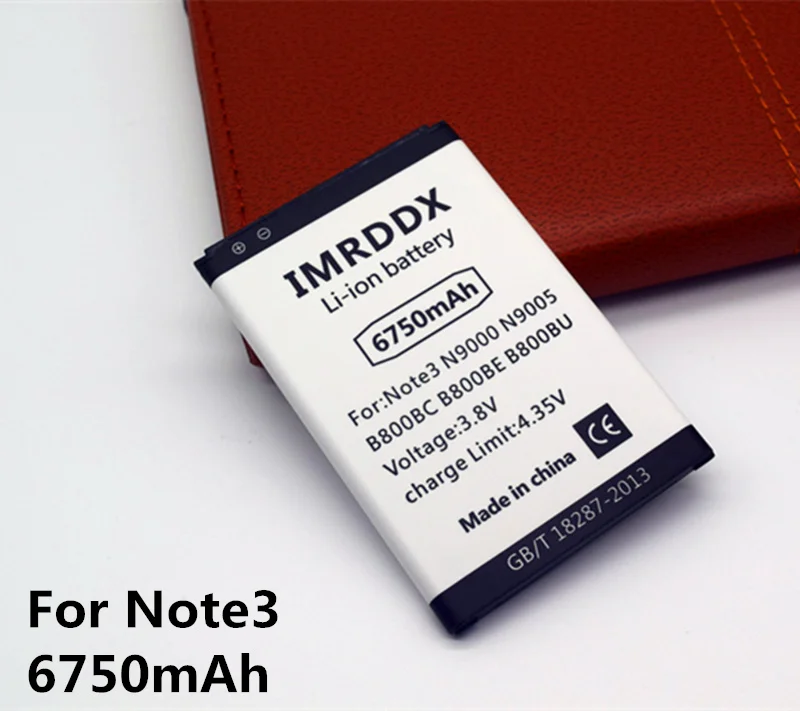 Imrddx 6750 мАч B800BC B800BE для samsung Galaxy Note 3 Батарея N9000 N9005 N900A N900 N9002 N9008 III | Мобильные