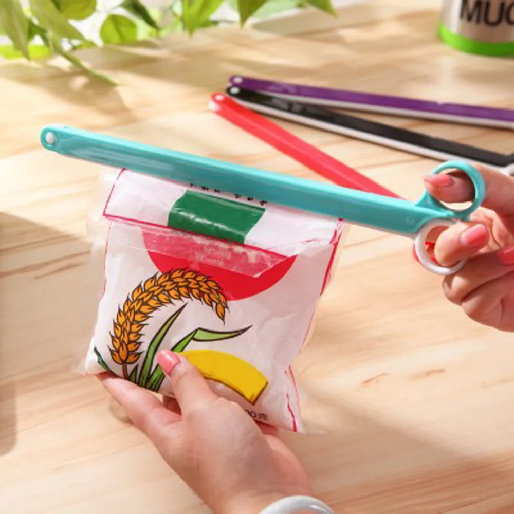 Кухня хранения Еда закуски уплотнительное Зажимы для пакетов герметик зажим