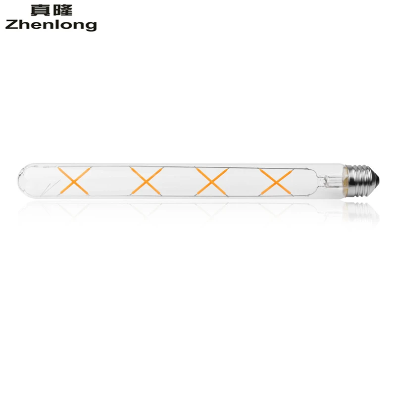Зенлонг AC85 265V E27 3W 4W 6W 8W T30 Винтаж Edison COB светодиодный нити светильник в стиле ретро