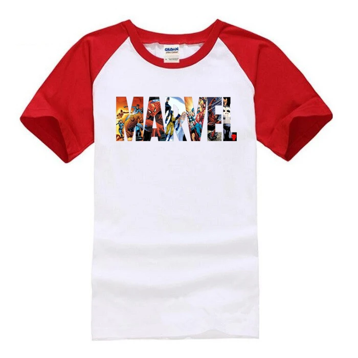 Модная мужская футболка Marvel, летняя новинка, супергерой Мстители, хлопок, высокое качество, реглан, футболка, Повседневная футболка, футболка s