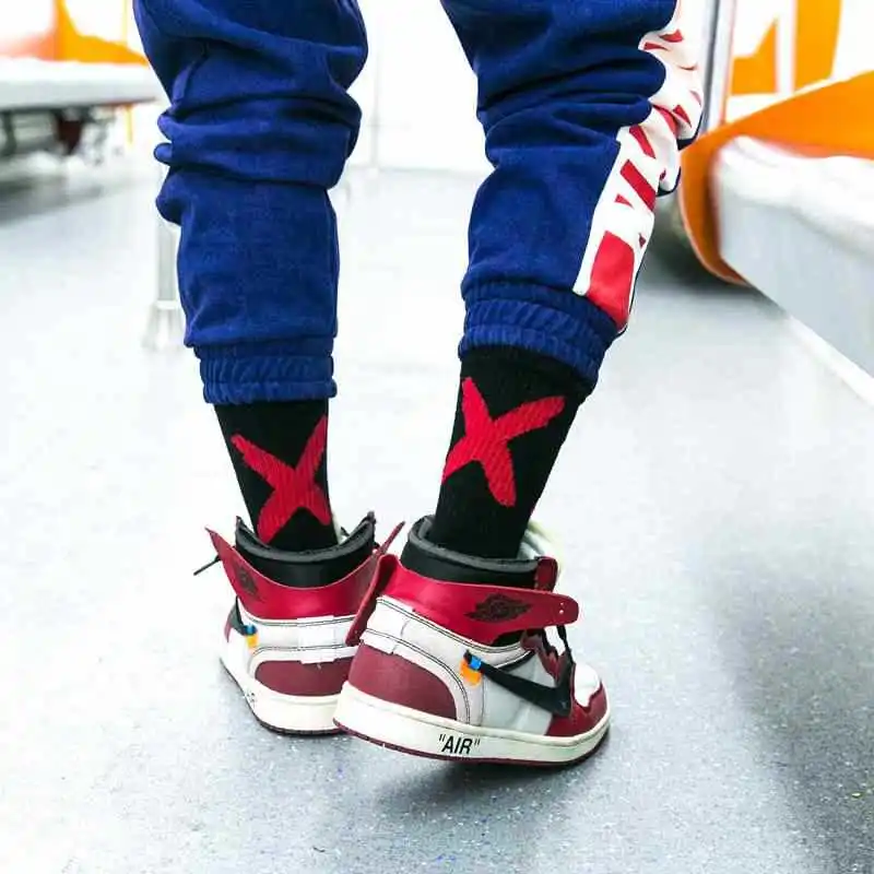 Новые модные мужские носки хлопковые в стиле хип хоп классные забавные уличные