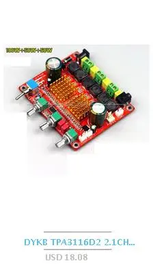 DYKB TDA7388 41 Вт+ 41 Вт+ 41 Вт 4 канала аудио усилитель мощности доска BTL для 12 В автомобильный усилитель ПК