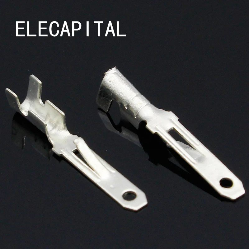 

50PCS Crimp Terminal Female male Spade Connector naked terminals for automotive