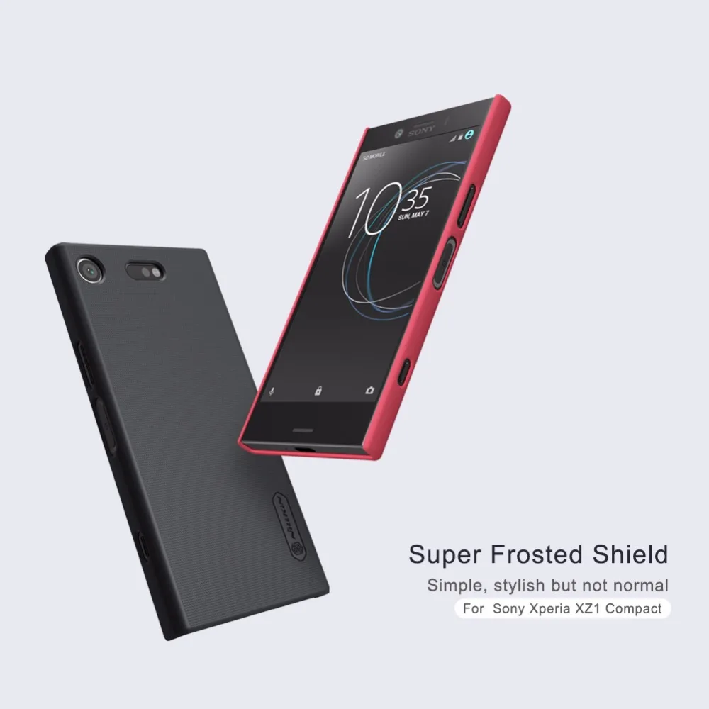10 шт./лот оптовая продажа Nillkin супер матовый защитный чехол для Sony Xperia XZ1