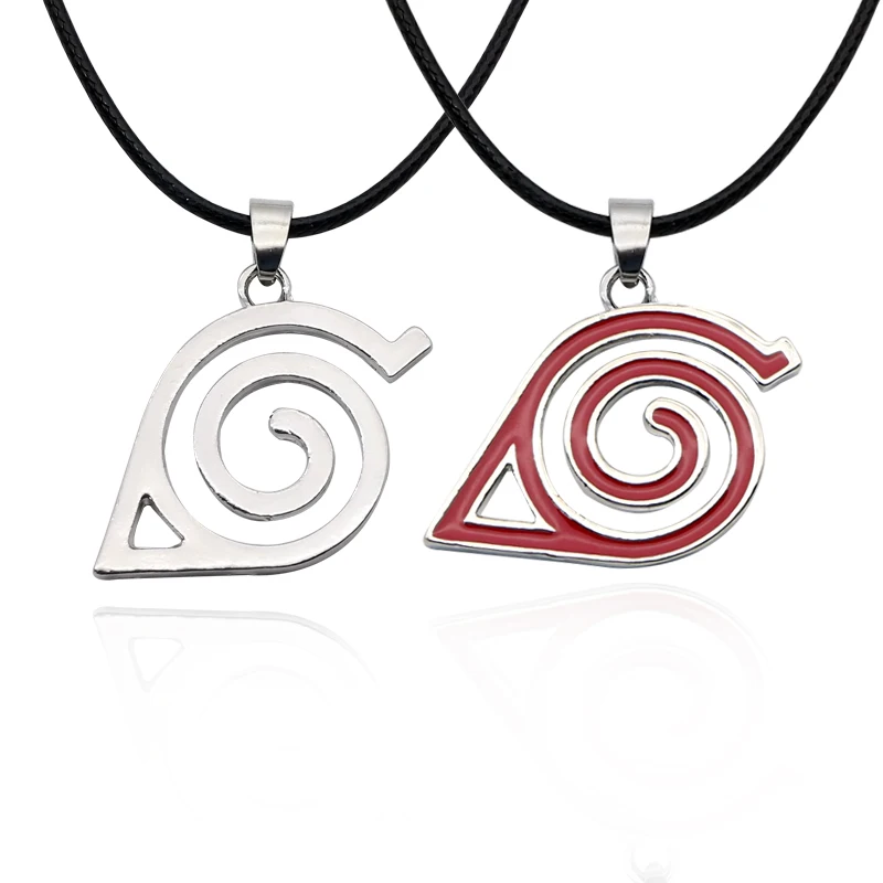 

2019 Bijoux Hot Anime Naruto Necklace Kakashi Leaf Village Symbol Cosplay Pendant Necklaces Kakashi Ninja Jewelery For Men Gifts