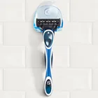 Домашние аксессуары, настенный держатель для бритвы, подставка для ванной, крышка для зубной щетки, держатель для бритвы для душа, 1 шт., случайный цвет