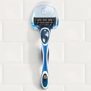 Домашние аксессуары, настенный держатель для бритвы, подставка для ванной, крышка для зубной щетки, держатель для бритвы для душа, 1 шт., случайный цвет