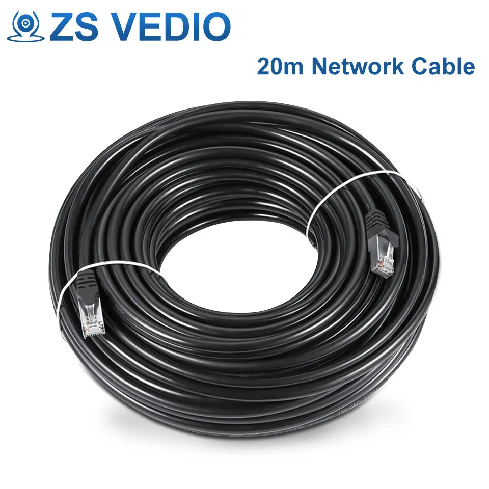 ZSVIDEO оборудование передачи и кабель Ethernet Cat5e 20 м Lan UTP Cat 5 RJ45 сетевой патч