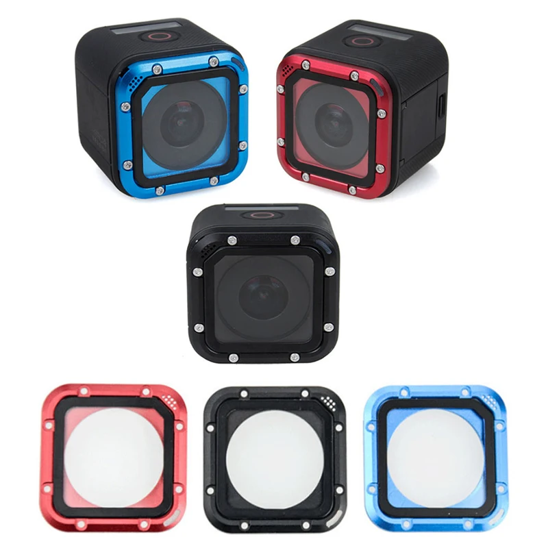 Крышка объектива go pro для GoPro Hero 4 крышка из алюминиевого сплава Gopro защитная рамка