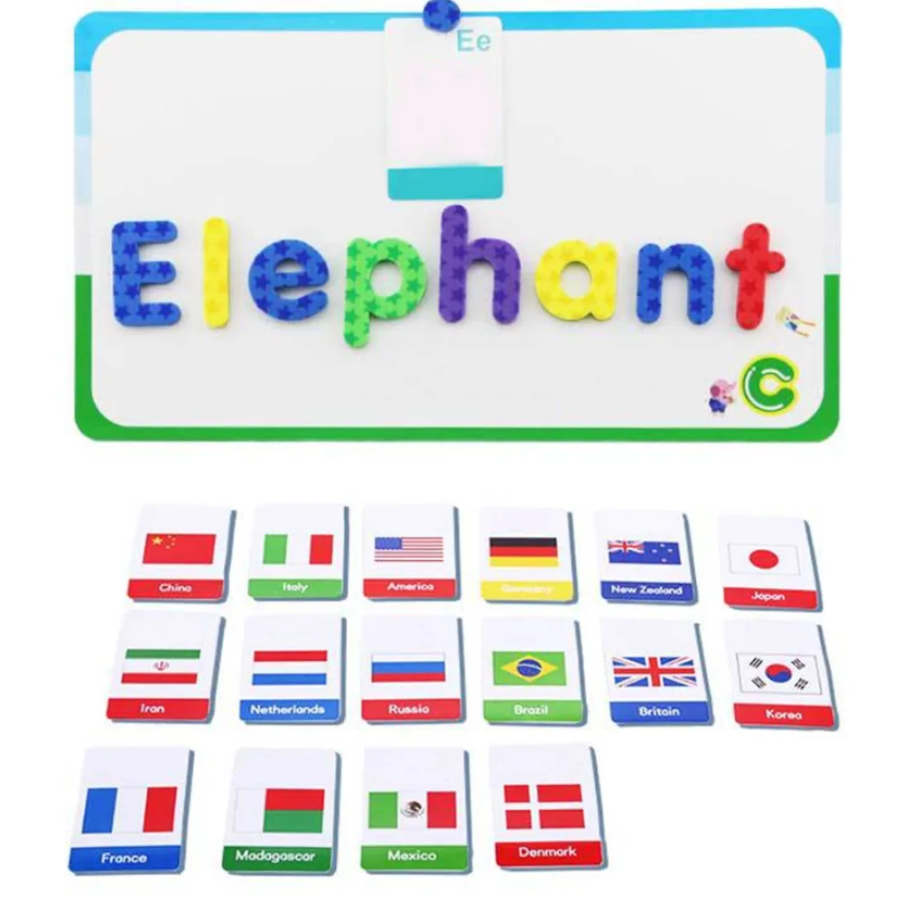 

Educational Magnetic Foam Letters Kit Classroom Alphabets Set with Magnet Board for Kids Spelling and Learning Toys