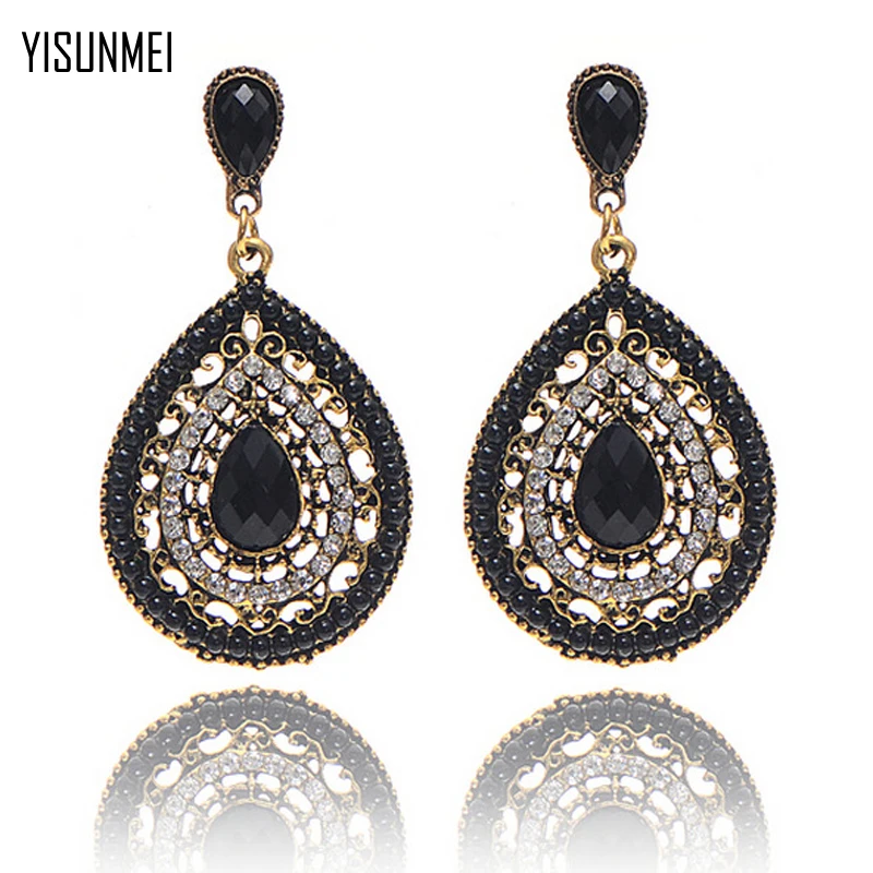 Bohemia Vintage Crystal Earrings For Women Accessories | Украшения и аксессуары