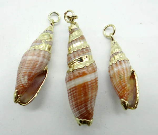 Natuurlijke mini Conch DIY Ambachten Levert Mediterrane Gem Shell Zeester ювелирное украшение кулон 24 шт F4 |