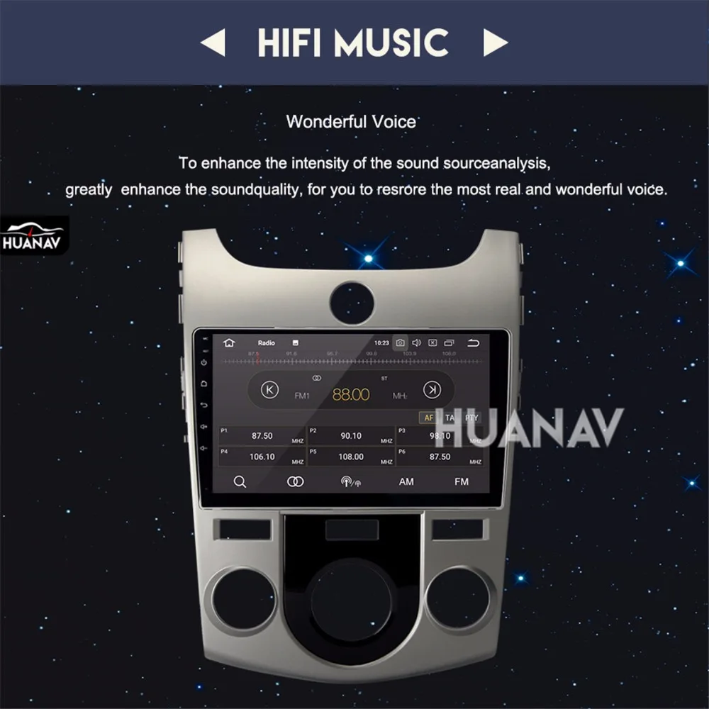 Автомобильный мультимедийный плеер автомобильный GPS навигатор для KIA CERATO FORTE SHUMA