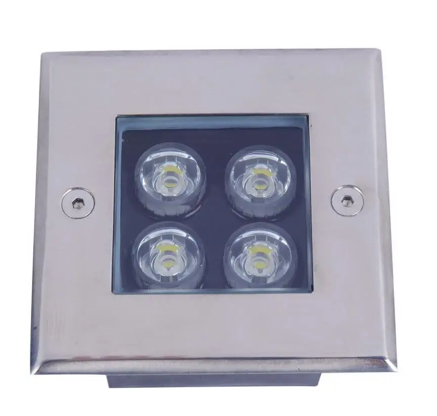 4 Вт светодиодные светильники освещающие ступни лестничные квадратные