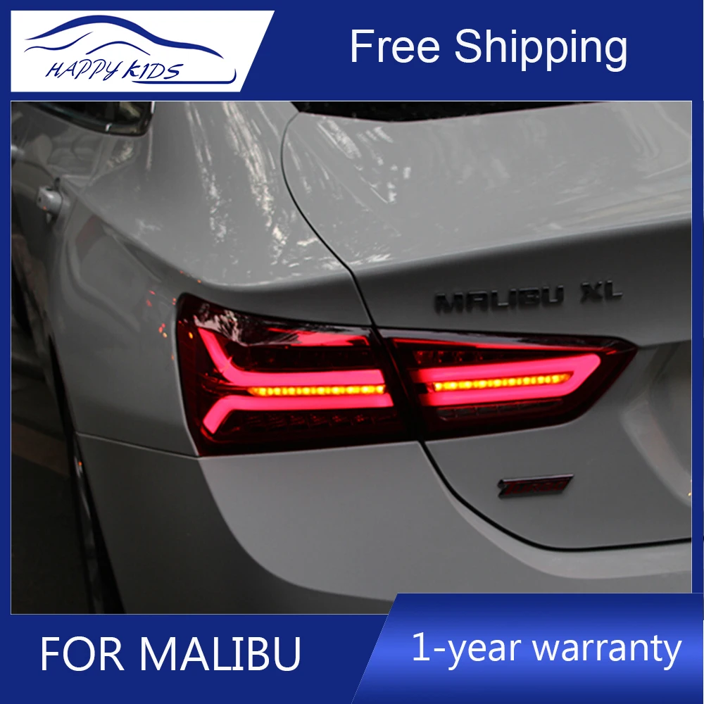 Автомобильный Стайлинг стоп сигнал для Chevrolet Malibu XL 2016 2018 задний фонарь DRL + Парк - Фото №1
