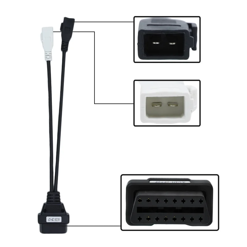 Диагностический кабель для Audi 2 P + 2x2 Pin на 16 AUDI коннектор OBD2 OBDII Pin|diagnostic cable|16 pincable
