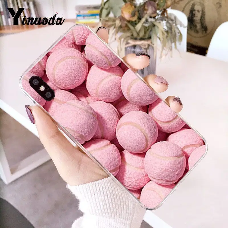 Чехол для телефона Yinuoda с изображением теннисного мяча под заказ iphone SE 2020 8 7 6 6S Plus X