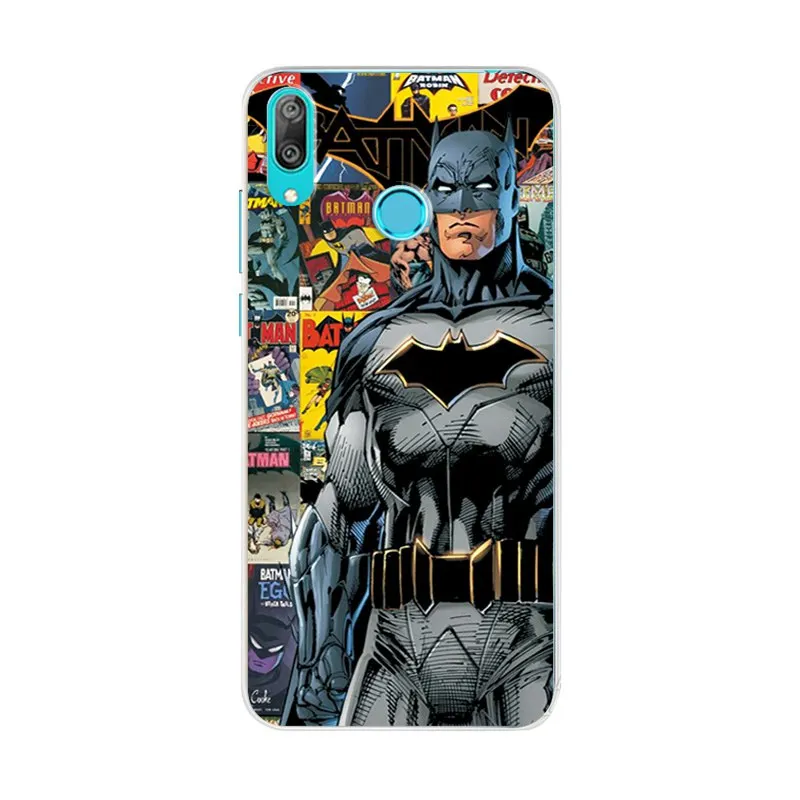 Protect Phone Cases Shell For Huawei Y7 2019 6.26'' Novelty Soft Silicon Colorful Printed Case Cover |