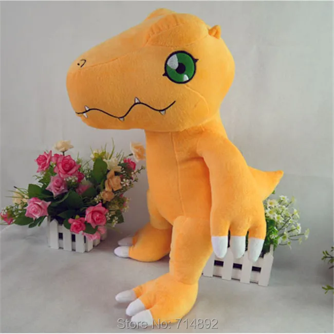 50 см Цифровой Монстр агумон плюшевая игрушка Digimon Приключения YAGAMI TAICHI pet высокое