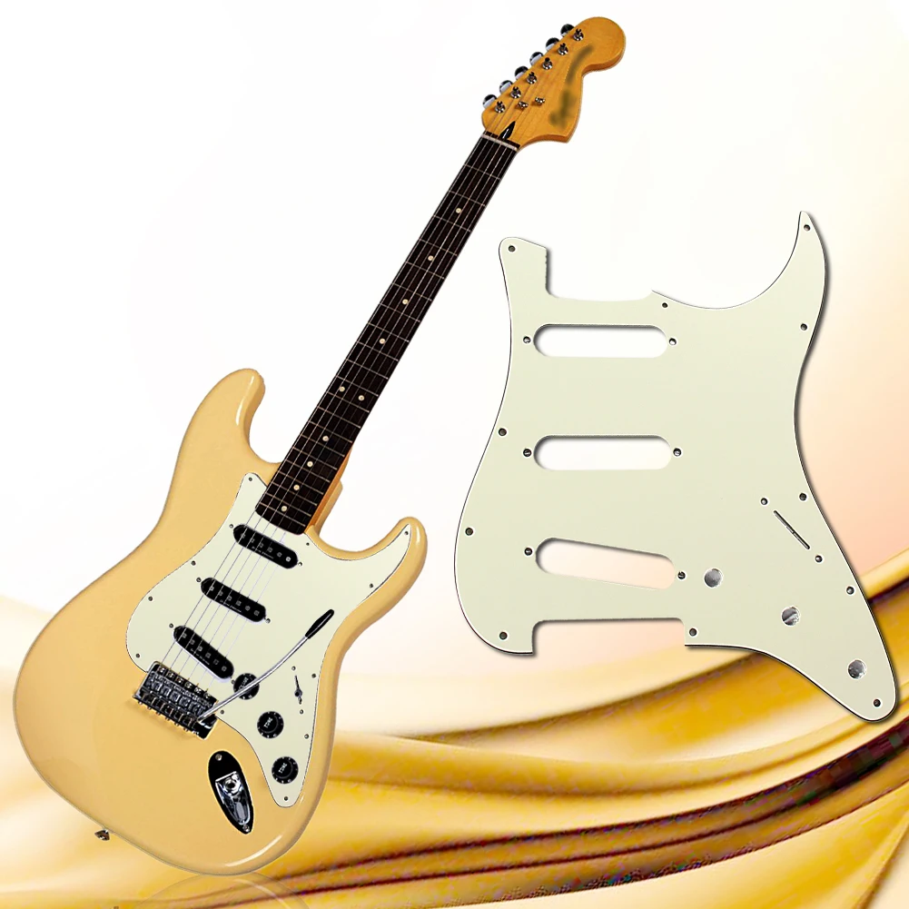 3Ply SSS ПВХ электрогитара Pickguard для FD все аксессуары защиты гитары 11 монтажных