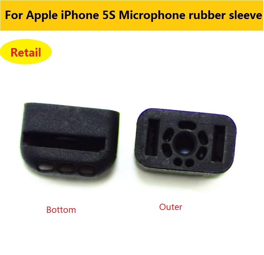 Оригинальный резиновый защитный чехол для микрофона премиум-класса Apple iPhone 5