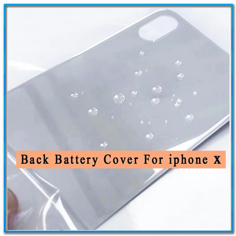 10 шт. для iPhone XS XR оригинальная задняя крышка XSMAX батареи стекла корпус чехол +
