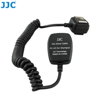 jjc ttl off camera flash cable hot shoe cord sync remote light focus cable for olympus panasonic camera flashes replaces fl cb05