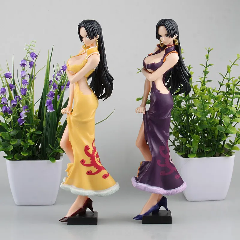 25 см одна деталь ONEPIECE боа Ханко Боа Хэнкок cheongsam фигурка игрушка Коллекция Фильм аниме ребенок мальчик подарок электронный питомец