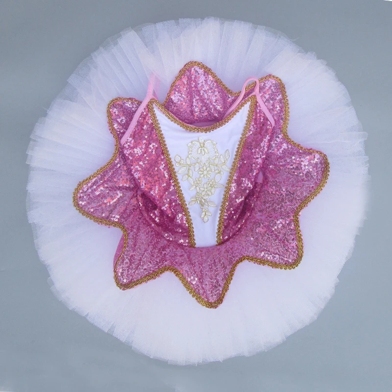 Профессиональная балетная пачка Детские Балетные платья с блестками для девочек