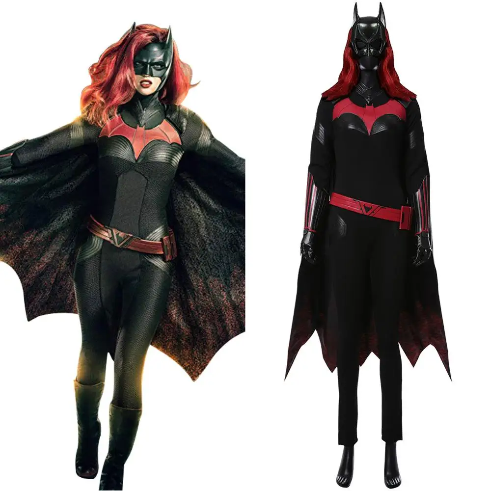 Костюм для косплея Batwoman Katherine Rebecca Kate Kane наряд костюм комбинезон костюмы на
