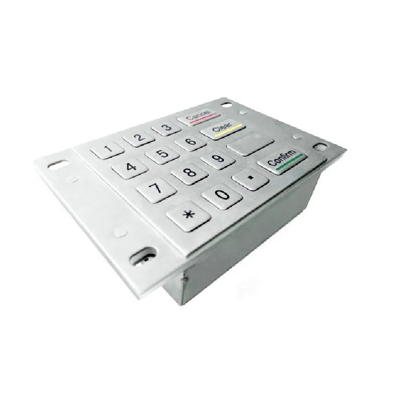 Пыли Металл Usb клавиатура с 4x4 Матрица и Flush ключи, водонепроницаемый IP65 промышленные из нержавеющей стали 16 клавиш цифровой клавиатуры