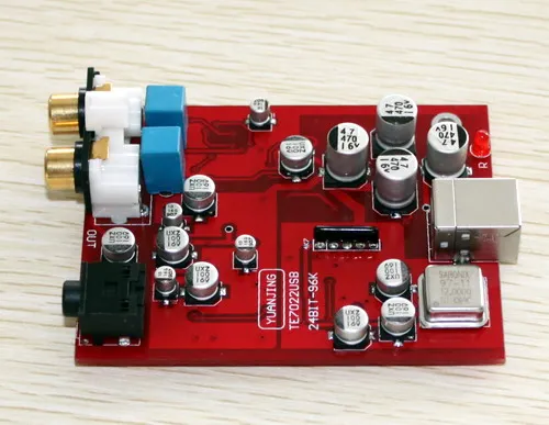 

TE7022+CS4398+OPA2132 support USB2.0 support 24BIT-96K audio output