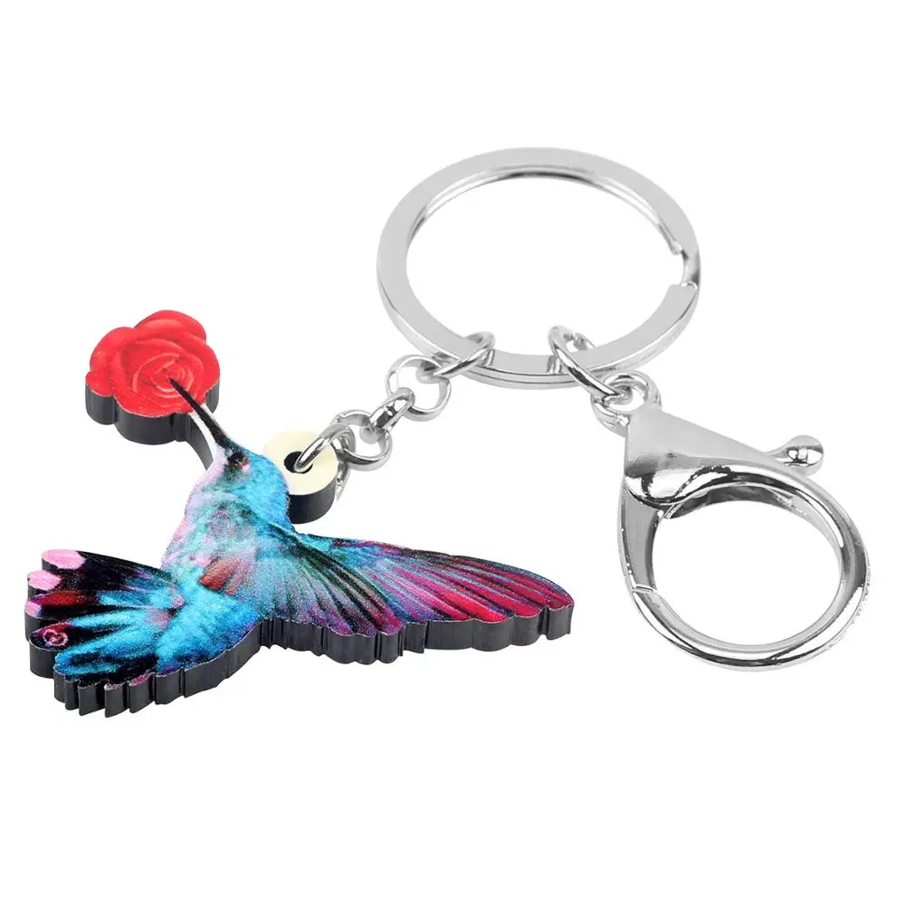 Bonsny акриловые брелоки для женщин и девушек с подвесками