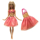 Блестящее платье NK для куклы, красивая вечерняя одежда ручной работы, модное платье для куклы Барби, подарок для лучшего ребенка, девочки 238A