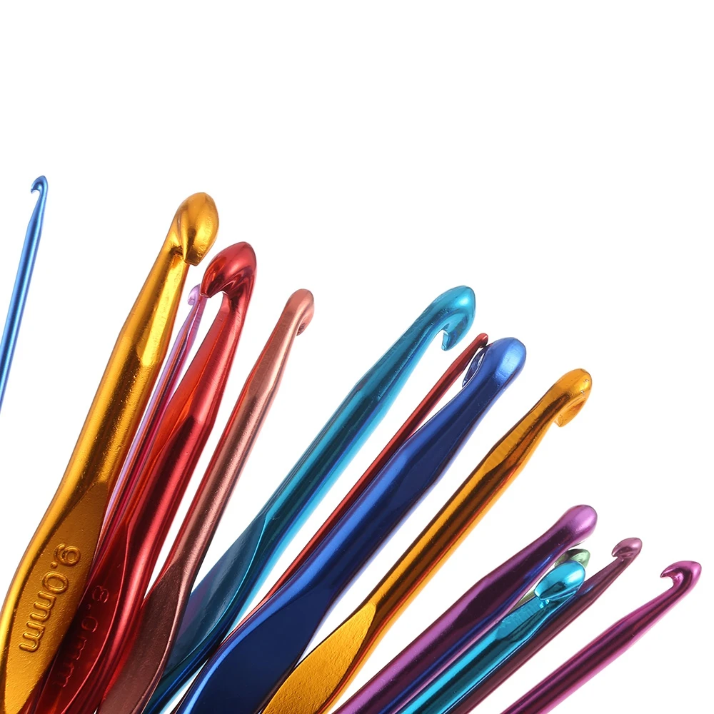 Швейные иглы Алюминиевые крючки для вязания Иглы вязать Weave Craft Инструменты