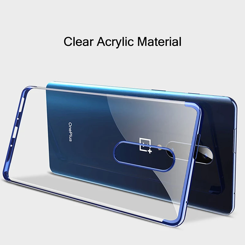 Чехол для телефона Oneplus 7 Pro мягкий силиконовый чехол прозрачный Oneplus7 pro OnePlus 6t 6