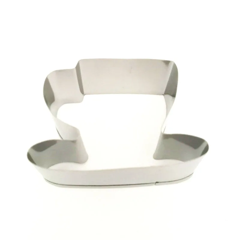 2pcs Teapot Tea Cup Cookie Cutter Set Stainless Steel Pastry Fondant Biscuit Tools Baking Accessories | Дом и сад