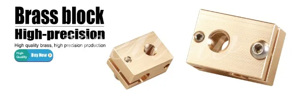 1 шт. алюминиевый V6 нагреватель Блок HotEnd для PT100 датчик картридж Themocouple& Термистор для 3d принтер Экструдер Горячий Конец части комплект