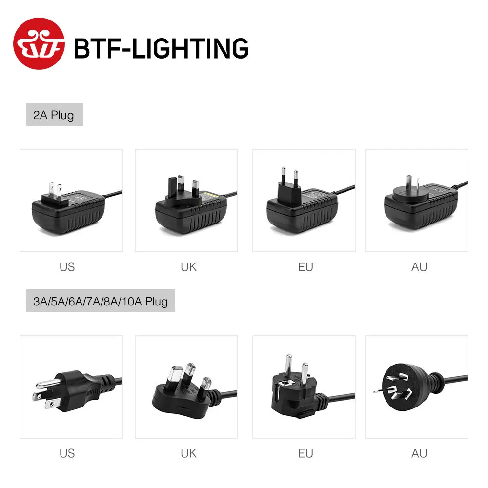 DC12V светодиодный Питание 1A 2A 3A 5A 6A 7A 8A 10A переключатель трансформатор для WS2811 WS2815