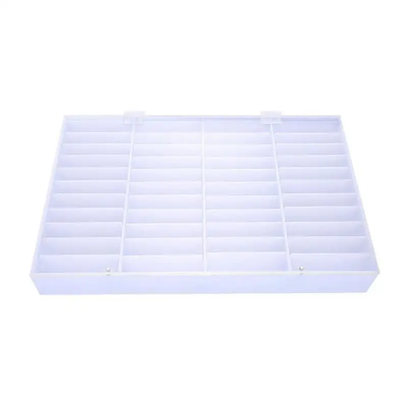 44 slots Nail showing shelf Art Training Practical Tips Display Holder Organizer Storage Box 5U0801 |