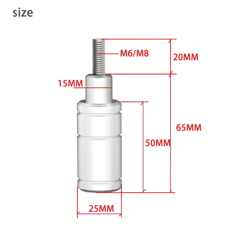 Мотоциклетная фара из алюминиевого сплава с регулируемым креплением держатель