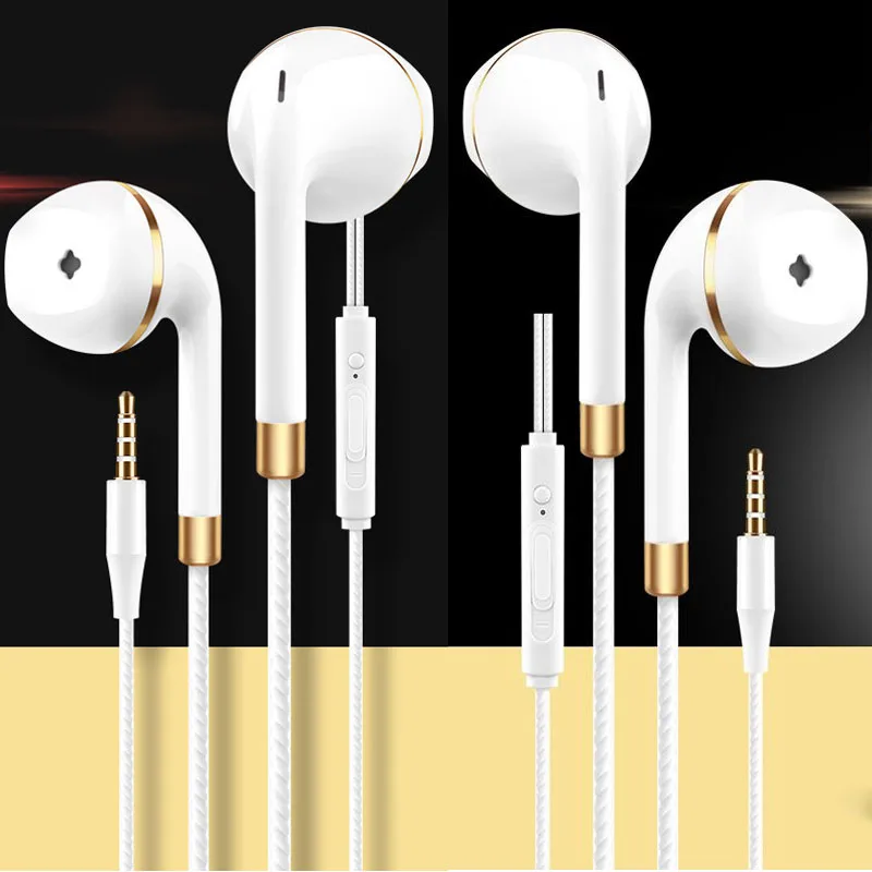 Новые наушники вкладыши для iphone 5s 6s 5 xiaomi bass гарнитура стереонаушники Samsung sony