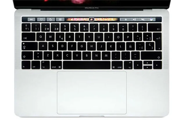 Защитная крышка клавиатуры с испанской и Европейской раскладкой для MacBook Pro 13 A1706