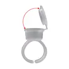 50 шт. инструменты для перманентного макияжа, Лидер продаж, кольцо для наращивания ресниц, чашка, Чернильное оборудование для татуировки, микроблейдинг, пигментный держатель