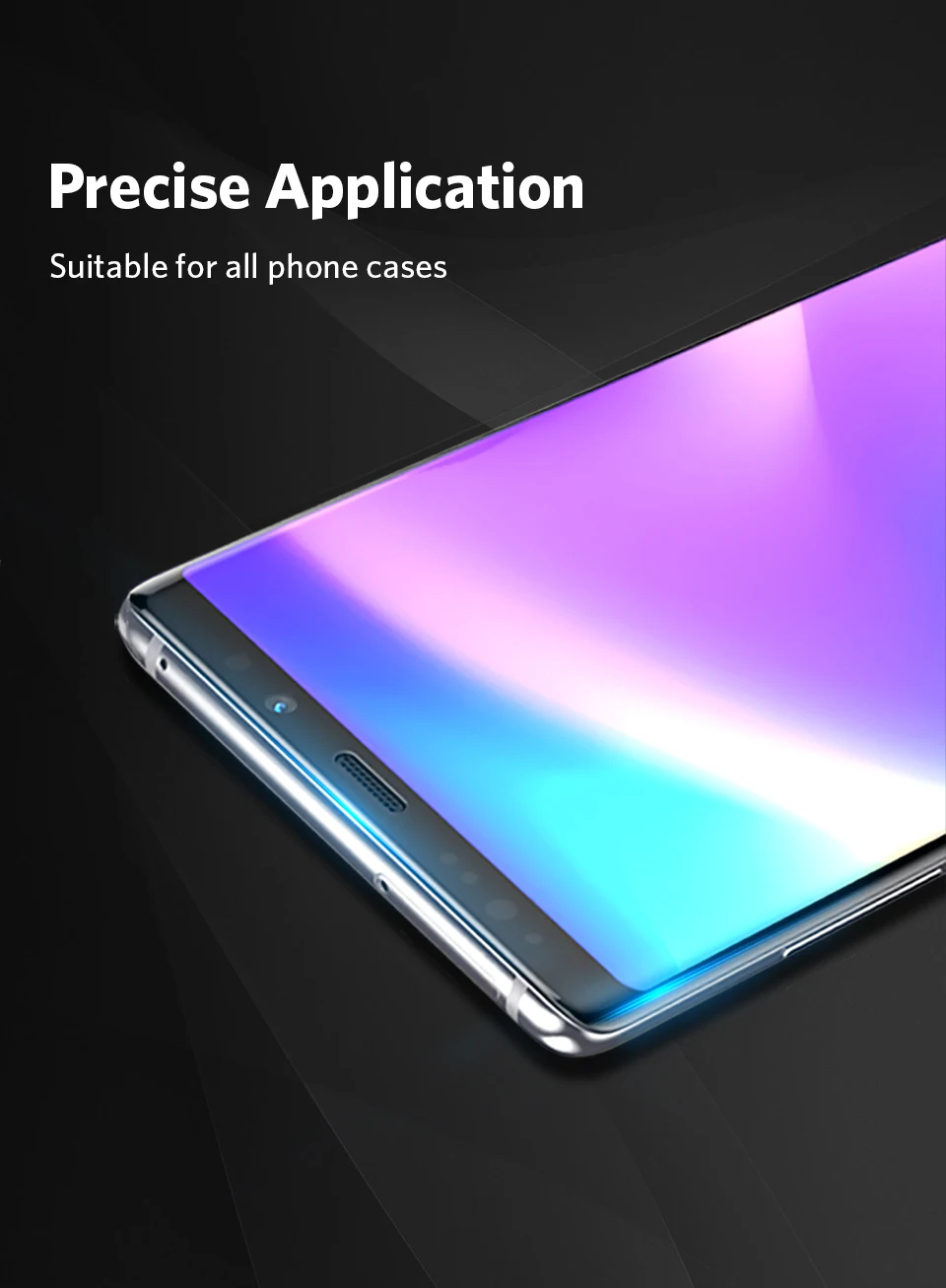 Для samsung Galaxy Note 9 Защита экрана закаленное стекло Benks X Pro+ Полное покрытие Защитная пленка для ЖК-экрана Защита 0,3 мм противоударный