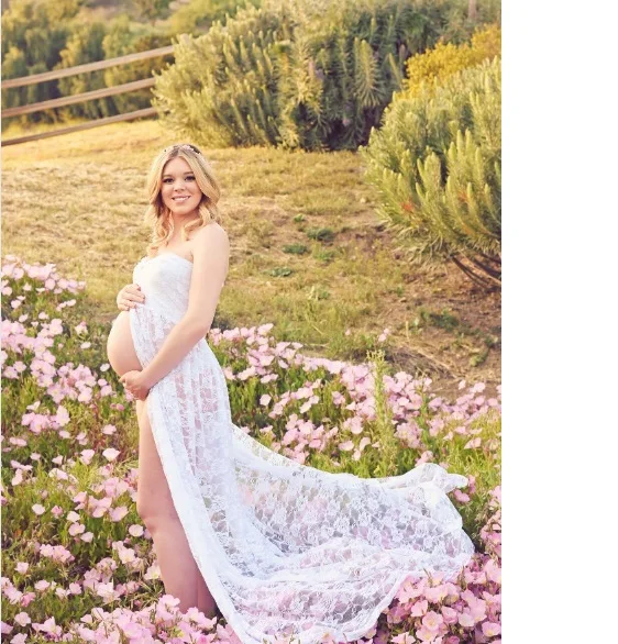 Прямая поставка 2019 длинное платье для беременных фотосессий сексуальное