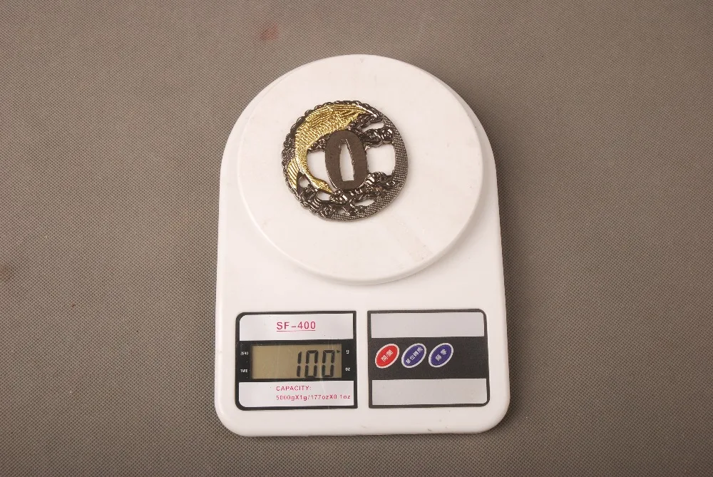 Изысканный шаблон резной меч аксессуар Сплав Tsuba защита для руки фитинга Katana или