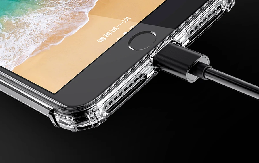 CAPSSICUM мягкий прочный армированный чехол для телефона чехол для iPhone X XR XS Max 6 6s 7 8 Plus 5 5S SE сверхпрочный защитный TPU Силиконовый противоударный корпус