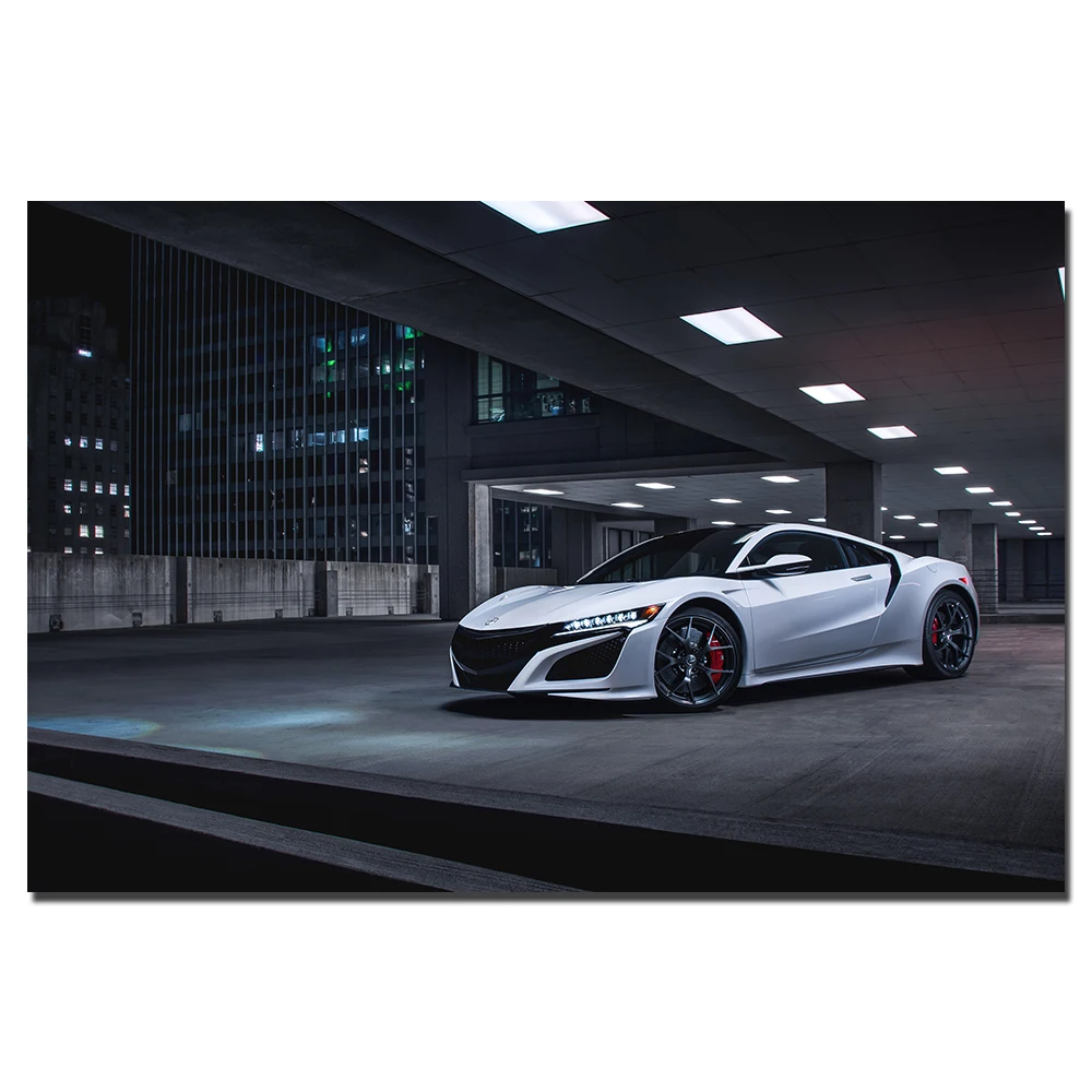 Рекламные плакаты Acura NSX Supercar картины на холсте с рамкой украшение для дома 2019 |